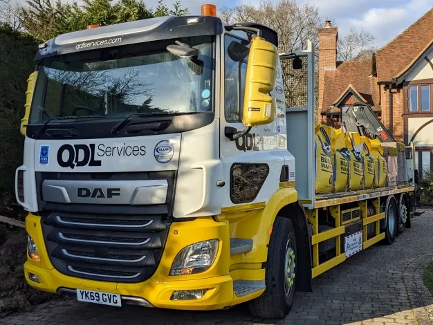 QDL truck and driver